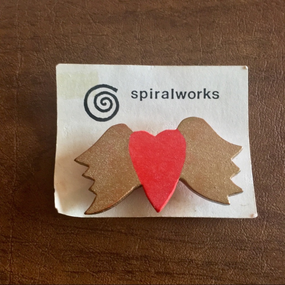Heart pin